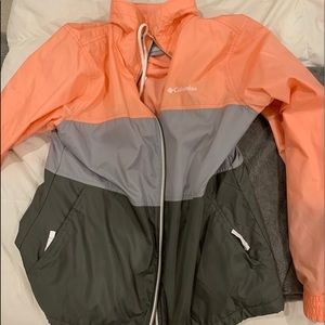 Pink and grey Columbia jacket